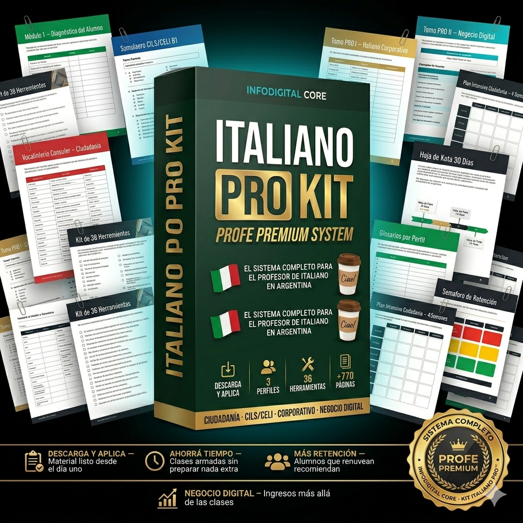 ITALIANO PRO KIT - PROFE PREMIUM SYSTEM