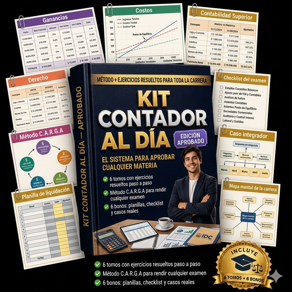 KIT CONTADOR AL DIA - APROBADO